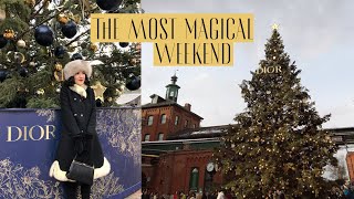 Weekend Vlog: CHRISTMAS Tree lighting, Market, and Parade!! | Carolina Pinglo