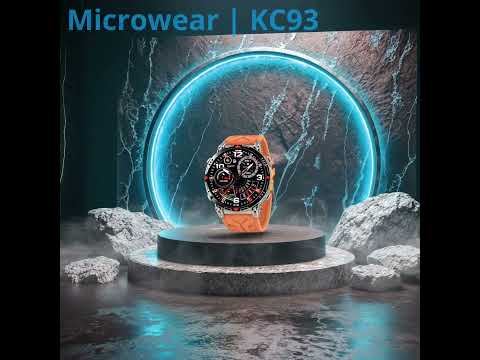 Smartwatch Microwear KC93 - Orange Silicone Smartwatch Microwear KC93 - Orange Silicone