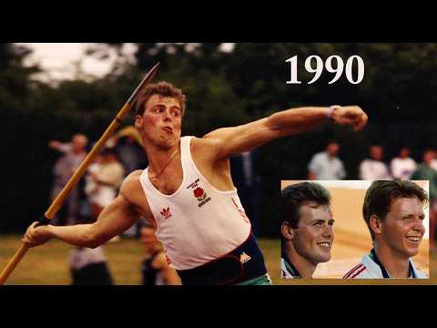 Steve Backley Javelin 1990 Commonwealth Games Mick Hill,Gavin Lovegrove,Justin Arop,Mike O'Rourke