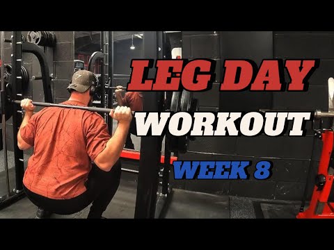 Spring Cut - Day 58 - LEG DAY - Week 8