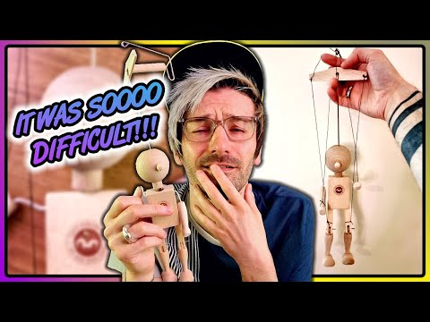 DIY Wooden Marionette Puppet Making Kit