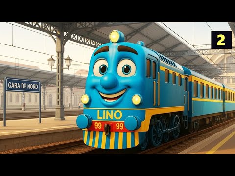 Trenul Lino 🚂 Ep. 2: Iași → București | Cântec pentru copii