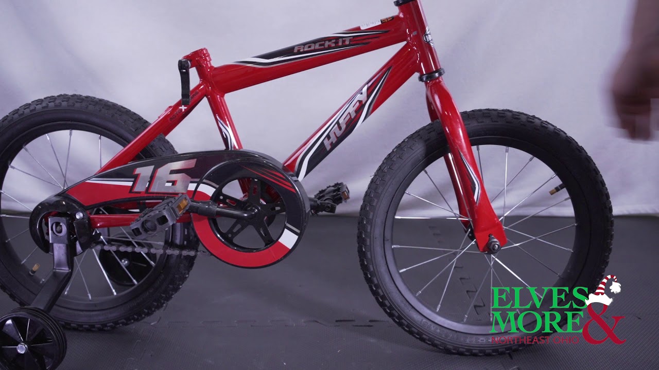 Huffy EZ Build 16 bicycle assembly