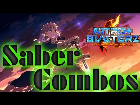 CMV Nitroplus Blasterz Heroines Infinite Duel Saber Combos