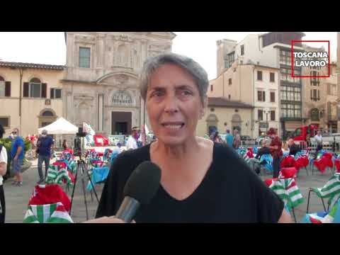 "Ripartire dal lavoro", manifestazione Cgil-Cisl-Uil a Firenze