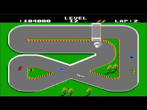 Super Sprint Gameplay (Levels 1-18) (NES)
