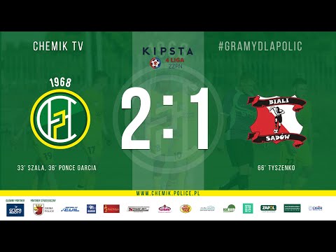 Chemik Police - Biali Sądów 2:1(2:0) - Bramki z meczu.