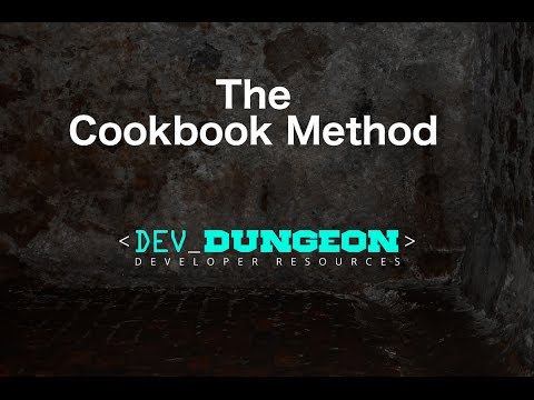 The Cookbook Method