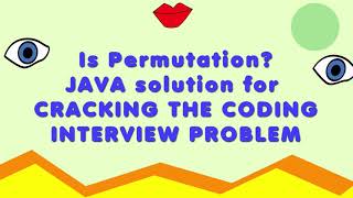 Are they Permutations? Solution