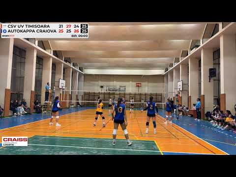FRV Divizia A2 Vest Etapa 4 2025-2026   CSU UVT Timisoara- Autokappa Craiova (CSV Craiova/CSS Sibiu)