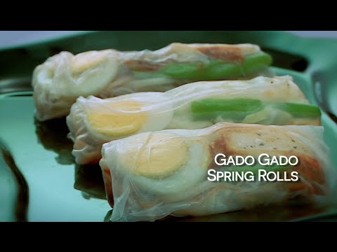 Fresh Gado Gado Spring Rolls | Food Flip | Food Network Asia