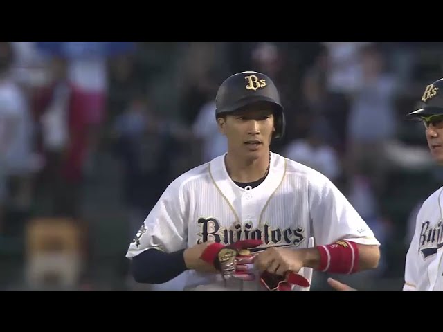【3回裏】バファローズ・安達 すぐさま試合を振り出しに戻す同点打!! 2016/7/28 Bs-M