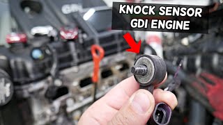 HYUNDAI KIA 2.4 GDI KNOCK SENSOR REPLACEMENT LOCATION