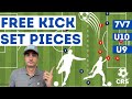 Teach Youth Soccer Players Smarter Free Kicks!!