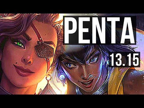 SAMIRA & Alistar vs NILAH & Rakan (ADC) | Penta, 19/1/1, Legendary, 600+ games | KR Master | 13.15