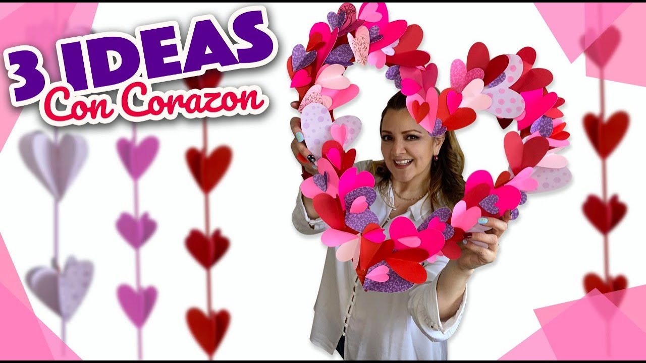 3 ideas Rápidas para Decorar con Mucho Mucho Corazón 💖San Valentin