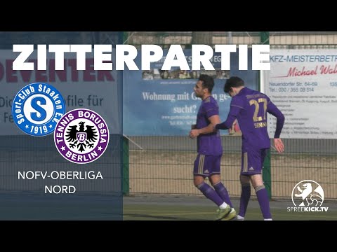 TeBe verspielt fast 3:0-Führung im Berlin-Derby | SC Staaken - Tennis Borussia Berlin (Oberliga)