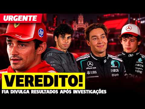 🚨PUNIDOS? FIA DIVULGA VEREDITO DE BORTOLETO, ANTONELLI, RUSSELL E LECLERC |FÓRMULA 1