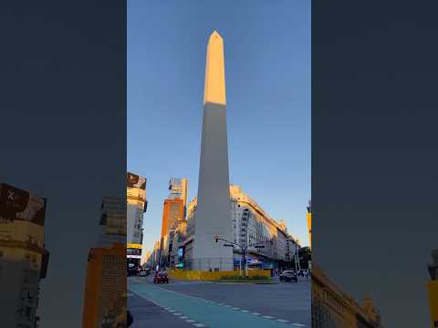 Avenida 9 de Julio y Av Corrientes - Buenos Aires - Argentina - tour [4K HDR] 2025 #worldwalk