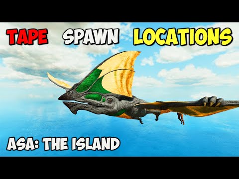 ASA: BEST Tapejara Spawn LOCATIONS | ARK Survival Ascended The Island