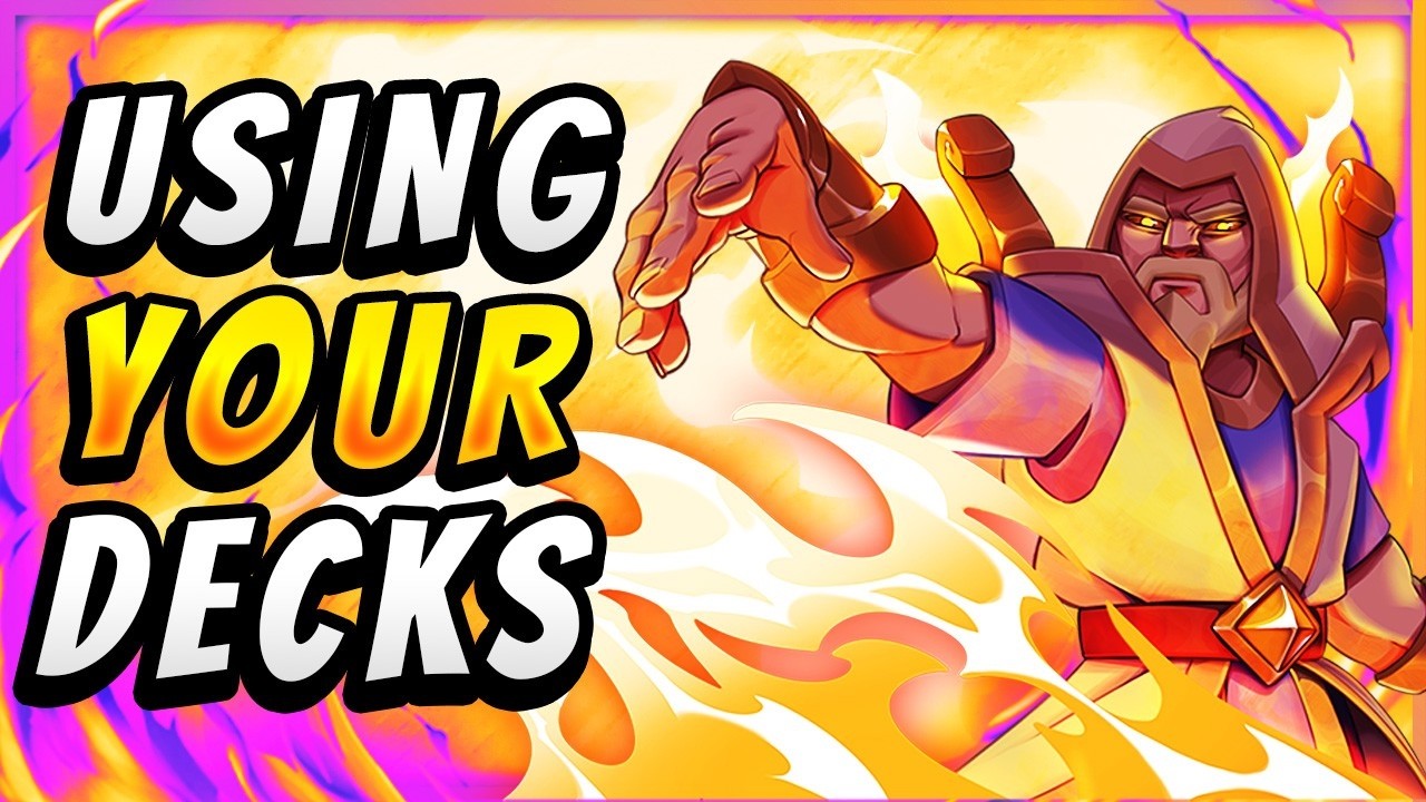 Playing YOUR BEST CLASH ROYALE DECKS!