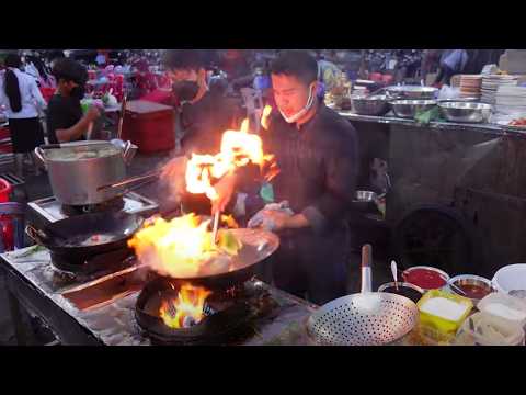 Amazing Wok Skills! Cooking with Extreme Powerful Fire - Wok Skills in Thailand street food