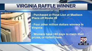 Five Virginia lottery players pull million-dollar tickets