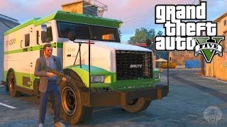 GTA 5: Money Truck Locations Offline - How To Make Huge Money Robbing Security Trucks