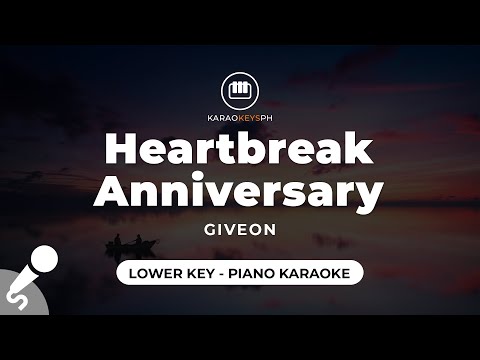 Heartbreak Anniversary - Giveon (Lower Key - Piano Karaoke)