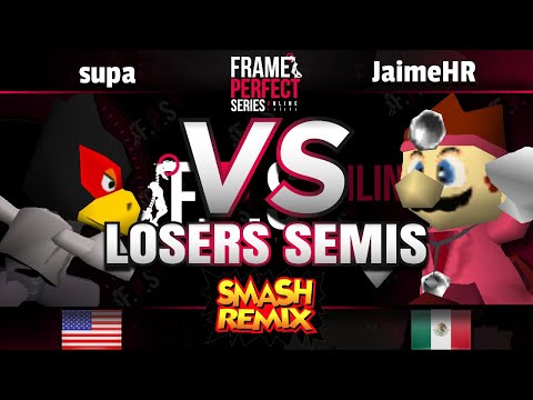FPS3 Online -  supa (Falco/Bowser) vs. RG | JaimeHR (Dr. Mario/D. Samus) - Smash Remix Losers Semis