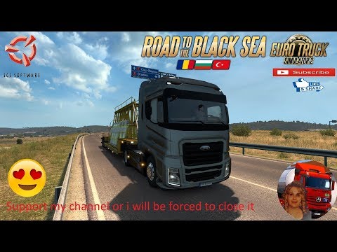 Euro Truck Simulator 2 (1.36) Ford F-Max Delivery to Hunedoara Romania Over 300km + DLC's & Mods