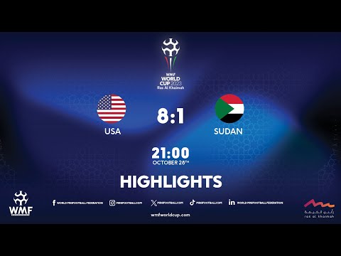 WMF World Cup 2023 I Day 3 I USA - Sudan I Highlights