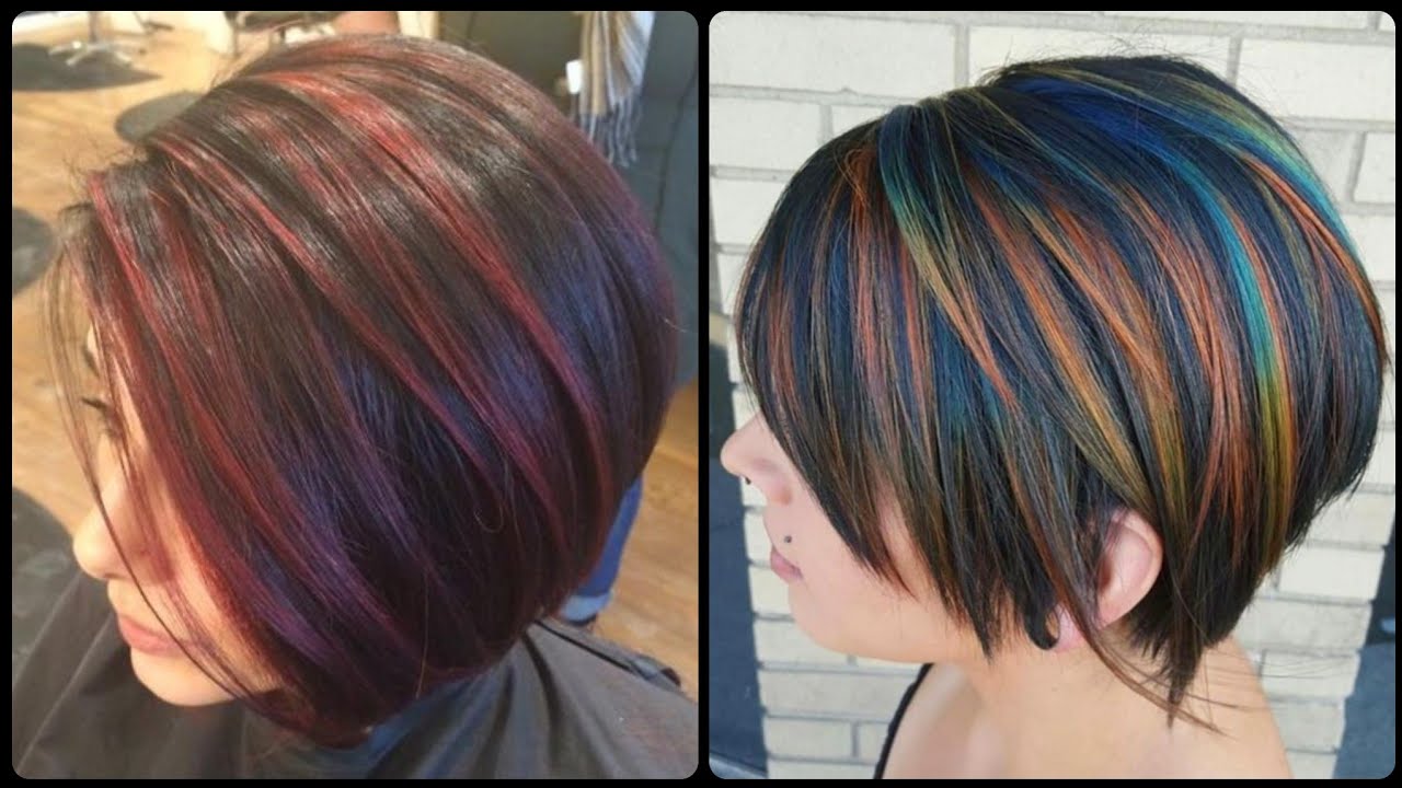 Very Stylish Fine Stacked Bob Haircuts And Hair Color Highlights Ideas For Ladies 2022-2023