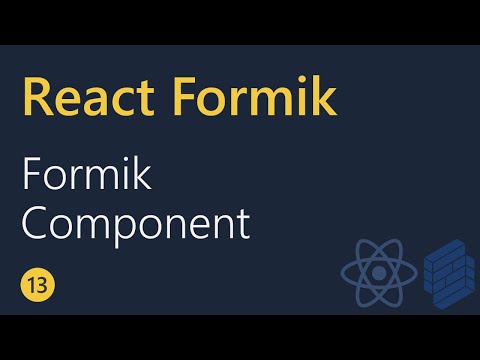 React Formik Tutorial 13 Formik component