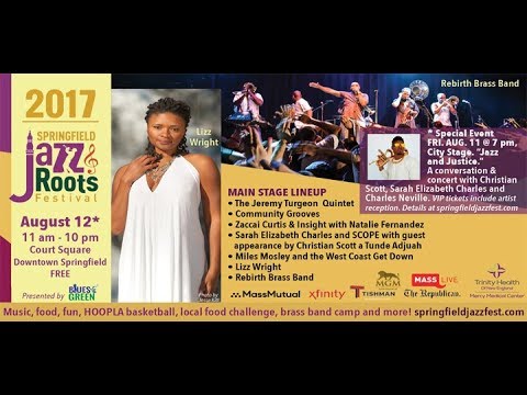 Sarah Elizabeth Charles at the 2017 Springfield Jazz & Roots Festival