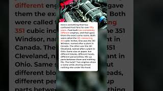 Download lagu Ford Made Two Totally Different Engines and Called Them Both the 351 mp3