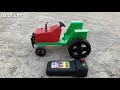 How To Make Mini Tractor Remote Control Tractor Machine Motor Science Project