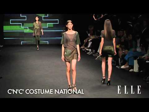 C N C Costume National 2013 SS Runway Show Milan Fashion Week ELLE TV