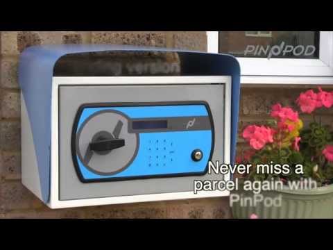 Introducing PinPod parcel delivery safe box for internet shoppers