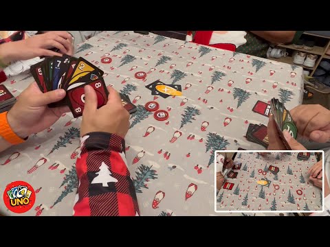 We FINALLY Played UNO No Mercy with the Expansion Pack Everyone Wanted! 😱🃏🎄