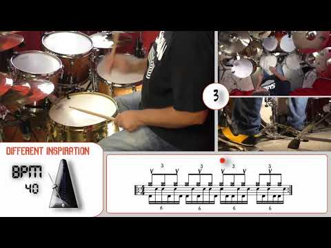 Ignazio Di Fresco Drum Lesson - How to play sextuplets ... Crazy groove