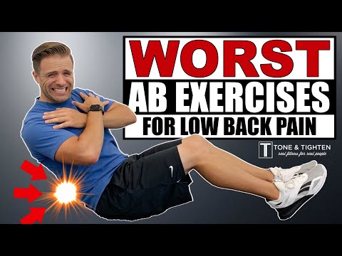 WORST Ab Exercises For Back Pain - TRY THIS INSTEAD! Video