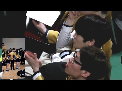 160204 Jaehyun NCT 127 reaction to EUNHA,YUJU(GFRIEND) Graduation @SOPA.