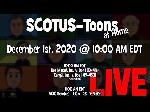 SCOTUS-Toons LIVE! (12-01-2020)