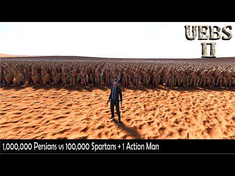 John Wick in action, Spartans vs Persians | Ultimate Epic Battle Simulator 2 | UEBS2