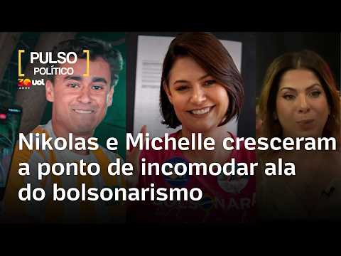 Nikolas e Michelle são figuras do bolsonarismo que cresceram a ponto de incomodar ala | Dani Lima