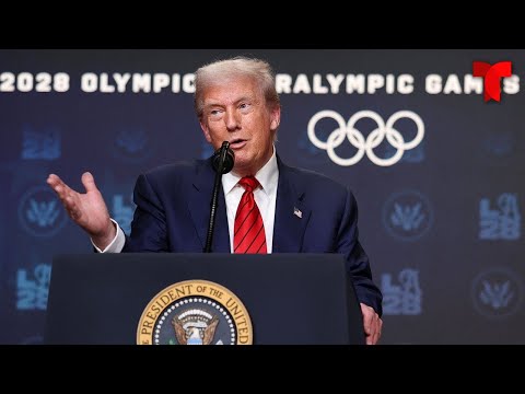 Trump creates task force to prepare for 2028 Olympic Games in Los Angeles | Telemundo English