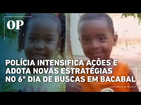 Police adopt new strategies on the 6th day of searches for missing children in Bacabal.