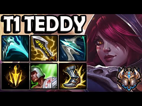 T1 Teddy XAYAH ADC vs KAISA - Korea Challenger Patch 11.5 ✅