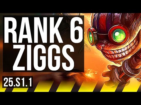 ZIGGS & Pyke vs JHIN & Zyra (ADC) | Rank 6 Ziggs | NA Grandmaster | 25.S1.1